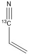 Acrylonitrile-[1-13C]